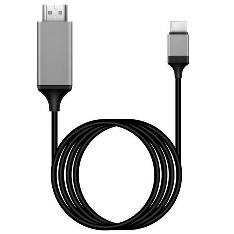 Type-C to -Compatible USB3.1 4K HDTV Cable for Android Phone to Connect TV Same Screen Device Cable 2M