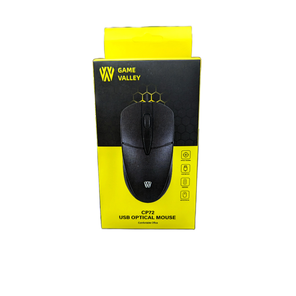 GAME VALLEY CP72 USB OPTICAL MOUSE. 