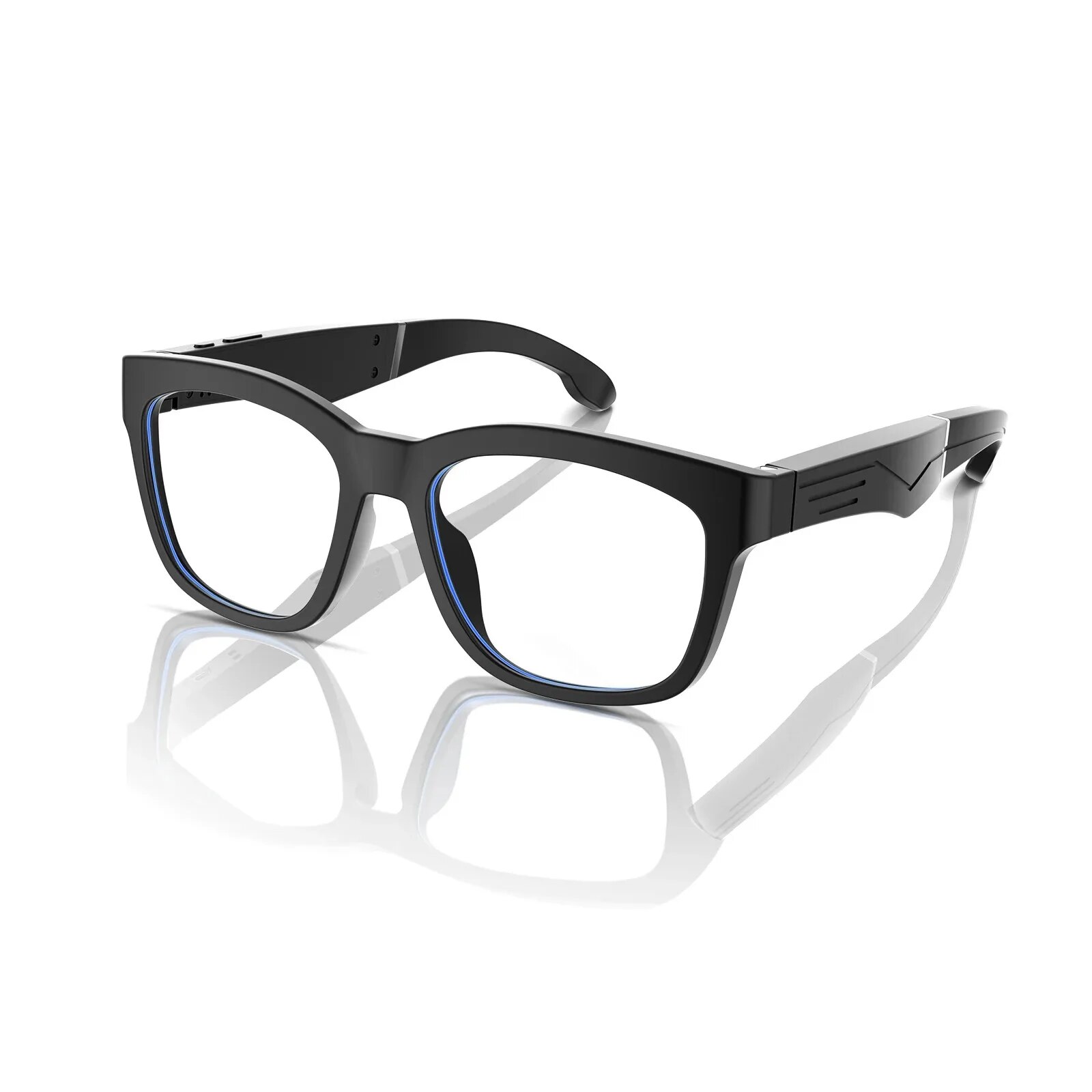Smart Glasses Bluetooth 5.0 Audio Glasses,Headsets Smart Glasses, Noise Canceling Mic UV Glasses for Blue Light Filter Wearable