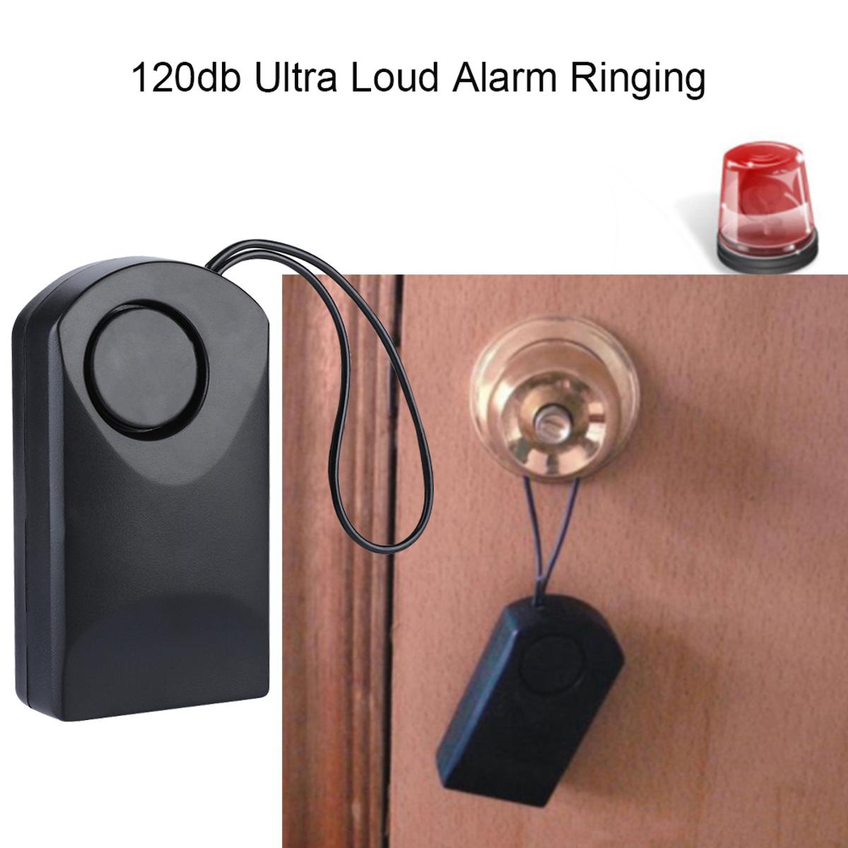 120db Wireless Touch Sensor Anti Theft Security Alarm Loud Door Knob Ringing