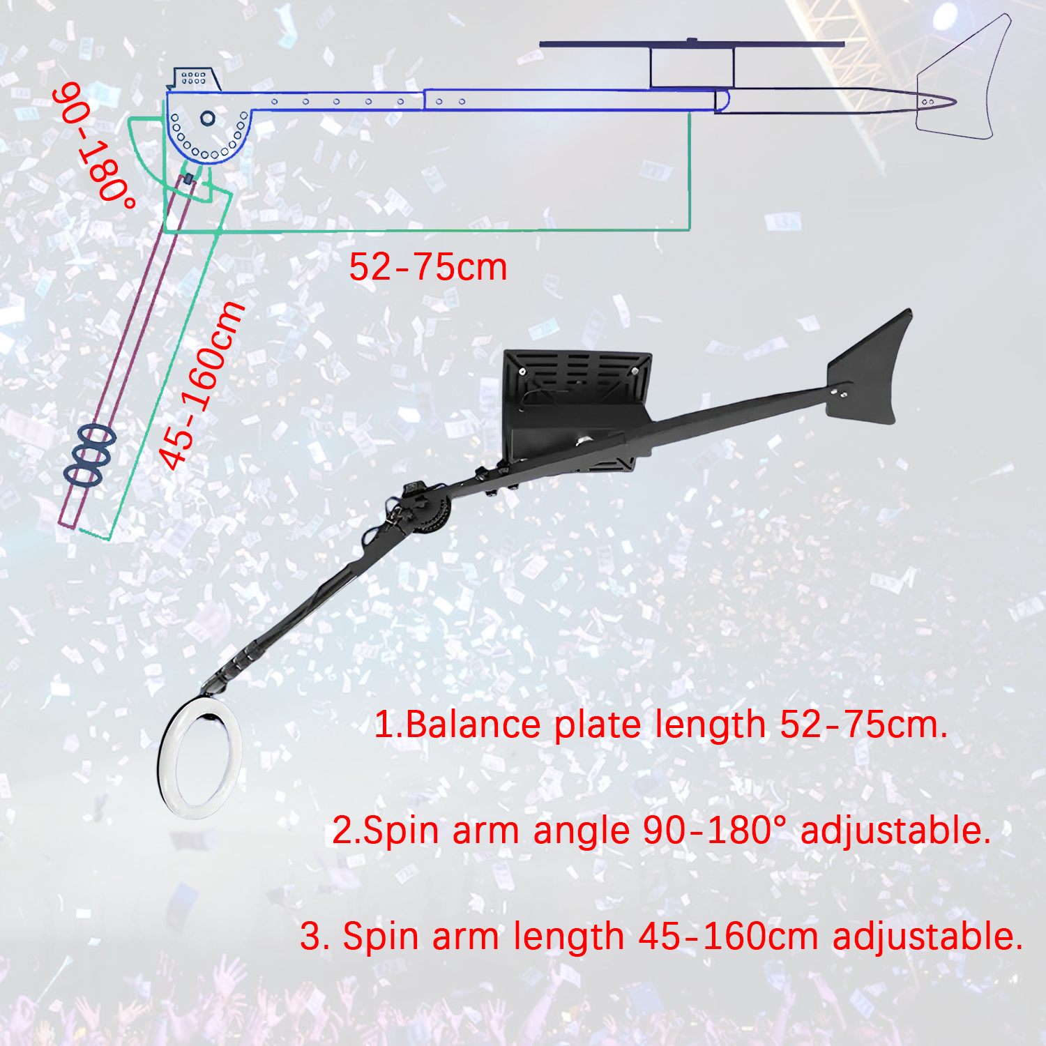 7-15ppl Portable photo booth 360 selfie overhead 360 photo booth automatic with ring light,Free Logo,for parties wedding event. 
