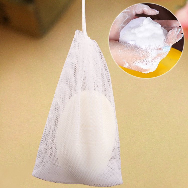 1/5/10Pcs Soap Foaming Net Portable Mesh Soap Bag Body Wash Bathroom Soap Exfoliating Mesh Bags For Shower. 