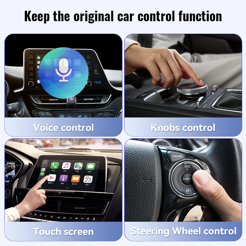 XUDA 2024 NEW 2in1 Ai Box Wireless Android Auto Adapter Carplay Wireless For Benz A C E S GLA GLB GLC 300 GLE GLS EQB EQC. 