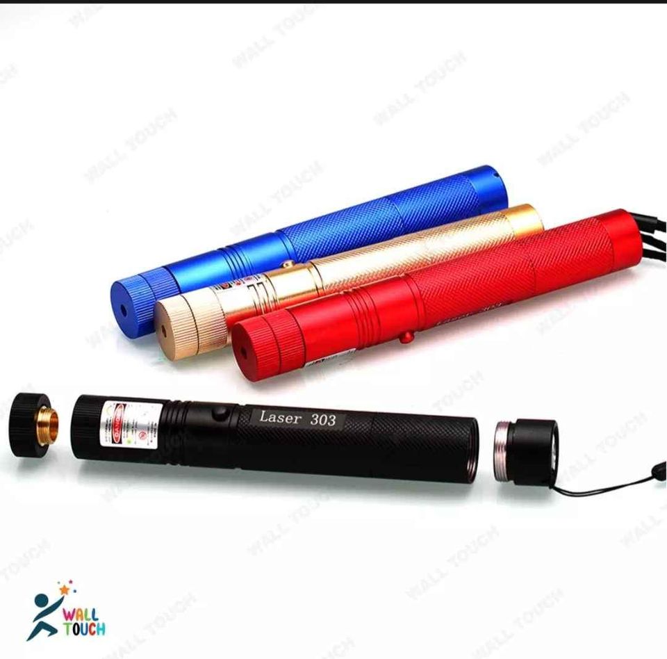 Laser Pointer Light Rechargeable Green | High-Quality Metal Construction for Adjustable Burn Match Light and More. 