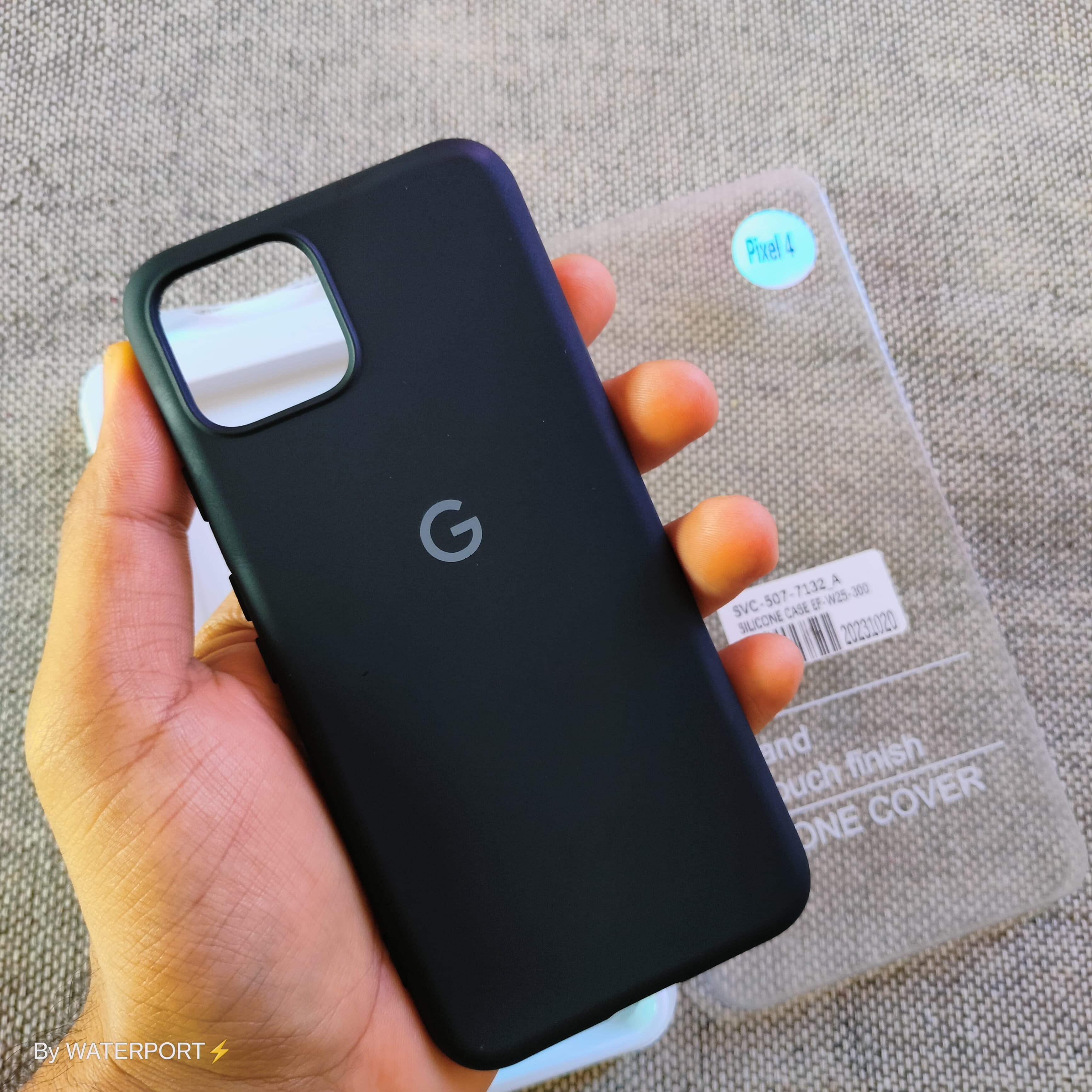 Hülle® PU TPU Flip Folio Custodia con Slot per Schede e Funzione di Stand per Google Pixel 4(Nero