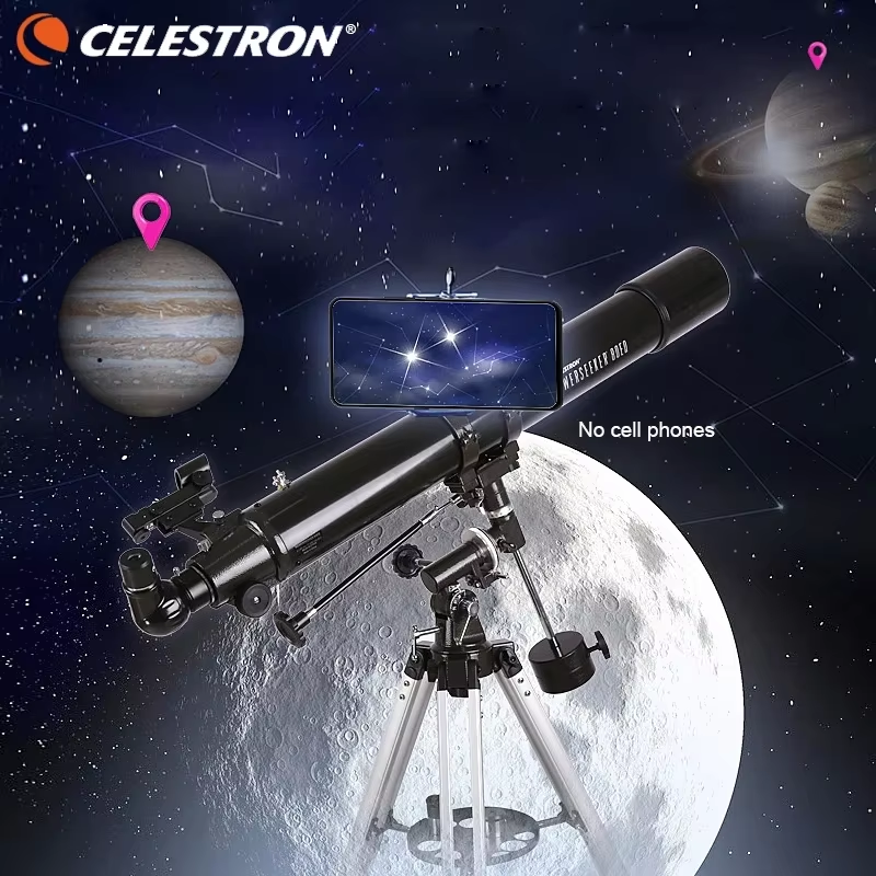 Celestron Powerseeker 80Eq Professional Astronomical Telescope For Space Star Moon Planet Large Objective EQ2 German Equatorial. 