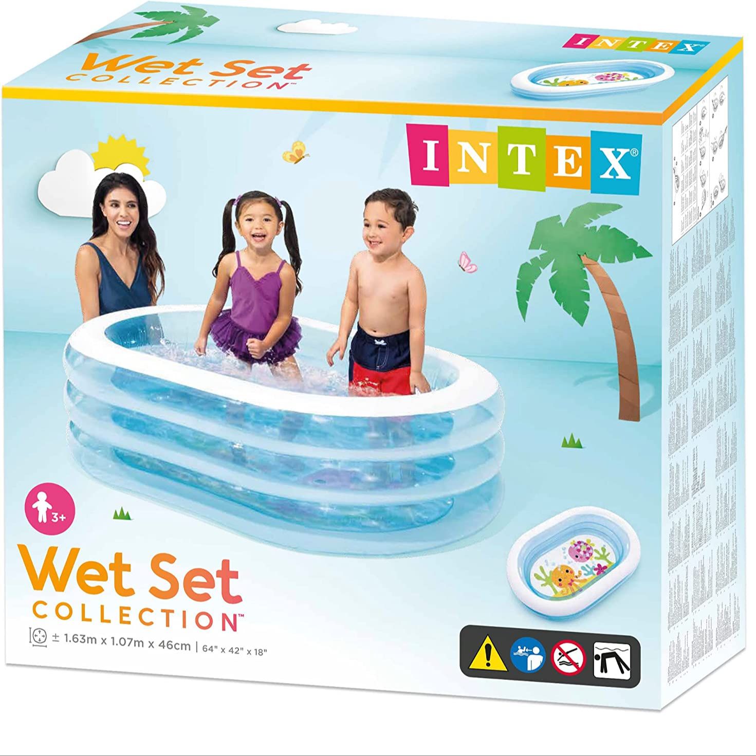 Intex Oval Whale Fun Pool 64 Inch 57482NP