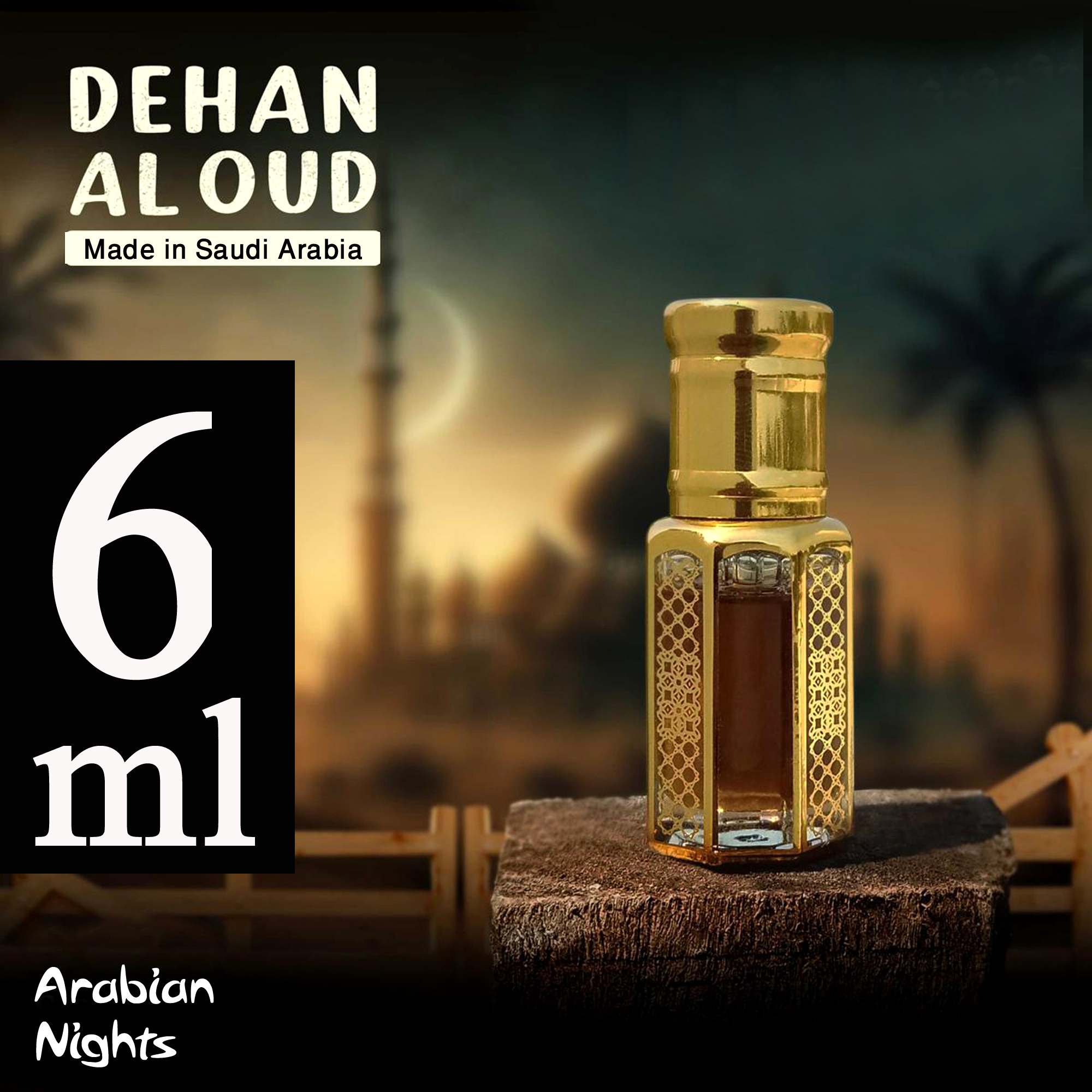 Dehan Al Oud- Made in Holy Makkah( K.S.A) Luxurious Premium Oud Attar -3ML | 6ML | 12ML