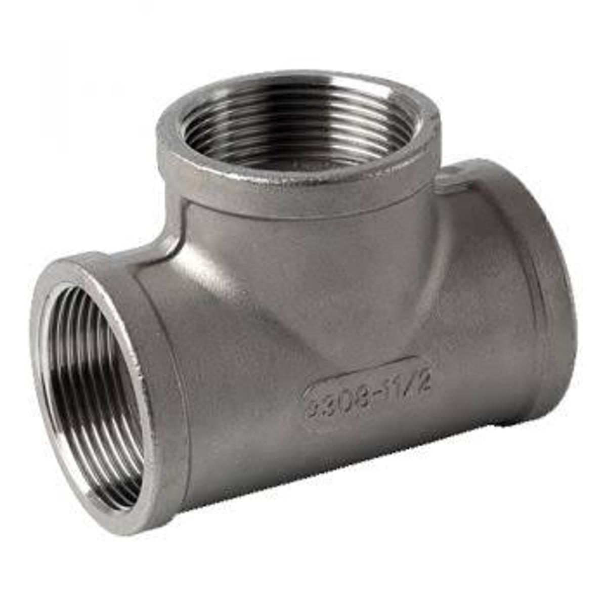 stainless steel tee 1/2" half inch ss tee fittings ss