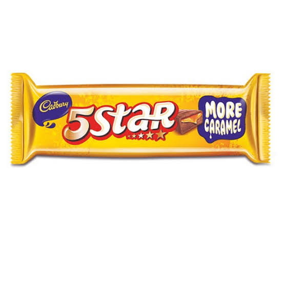 Cadbry 5 Star Chocolate Bar (Indian) 1box = 40pcs
