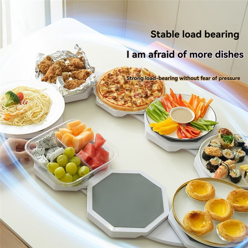 360° Lazy Susans Revolution Serving Tray Countertop Turntable Tray. 