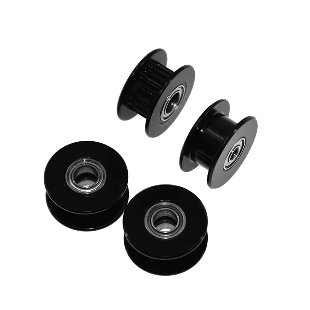 【Lejia】2GT 20 Teeth Idler Pulley black color Bore 3mm 4mm Width with teeth or teeth for GT2 Timing belt synchronous. 