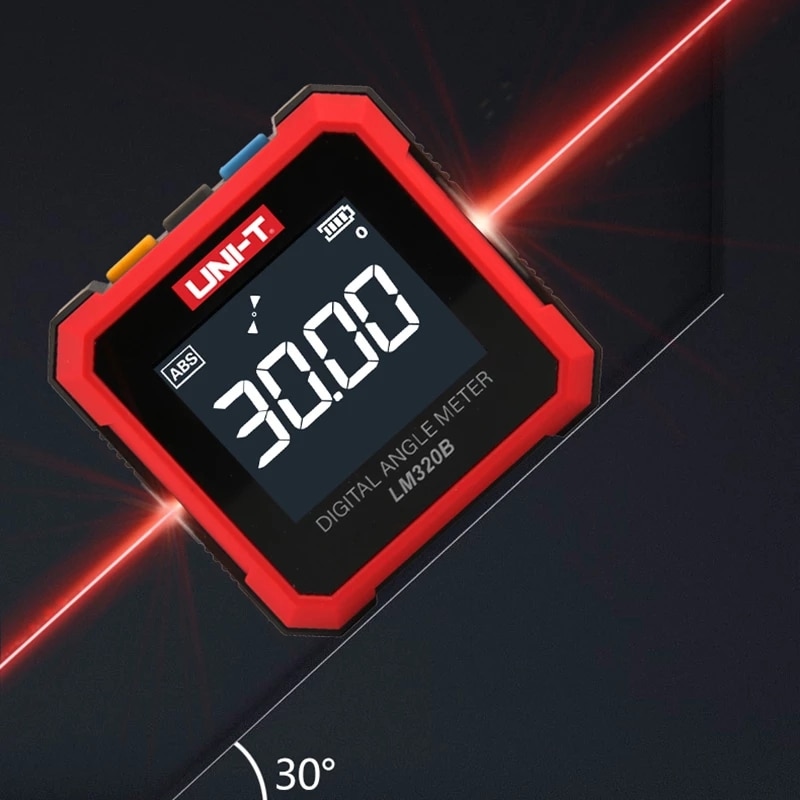 UNI-T LM320A LM320B Electronic Angle Meter Digital Protractor Magnetic Inclinometer Angle Tester Bevel Box Measuring Tools. 