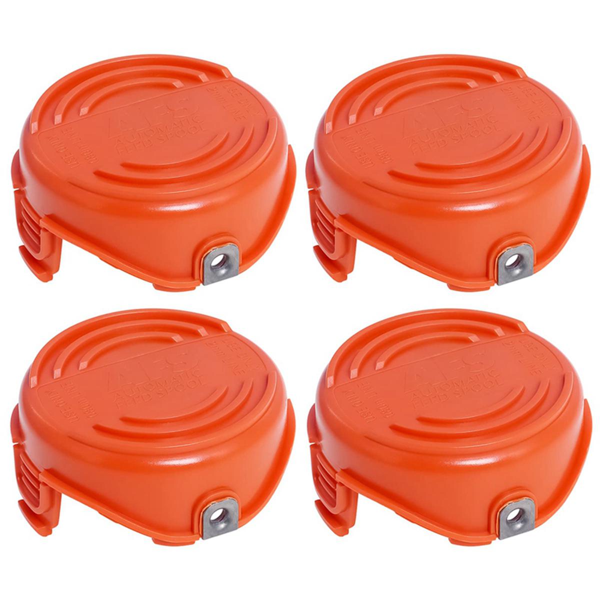 OUMERY 90583594 Replacement Spool Caps Assembly Compatible with for Black+Decker GH3000 String Trimmer(4 Pack)