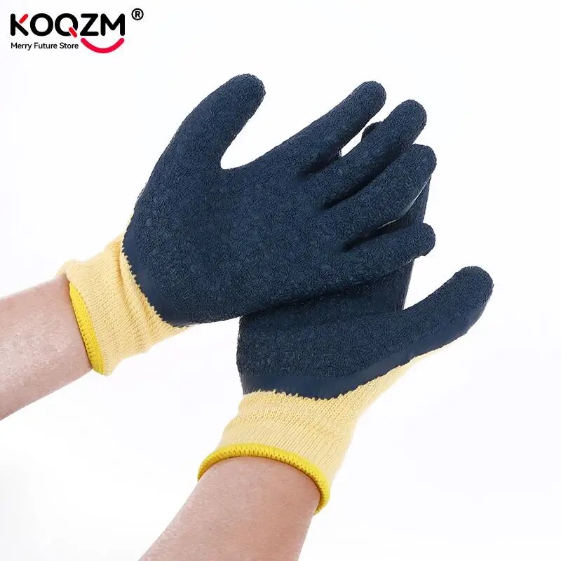 1pair Low Voltage Insulating Gloves 400V Ultra-thin Flexible Anti-electricity Security Anti-slip 220V Rubber Protective Gloves. 