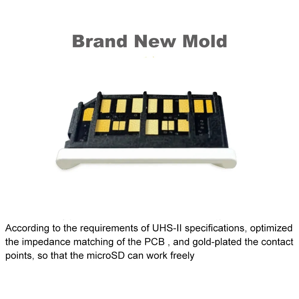 BaseQi for MacBook Pro 14inch 16inch Year2023/22/21 Microsd Card Adapter Completely Hidden Mac Pro Mini Drive. 