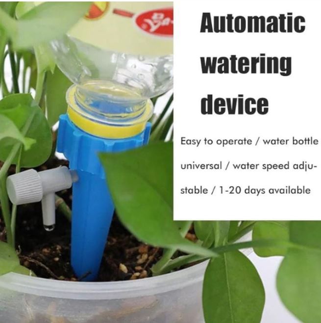 Automatic Watering Garden 18 pcs AISN  Supplies Irrigation Kits System Self-contained Auto Drip Irrigation Watering System Automatic Watering Spike for Plants Flower Indoor Household. 