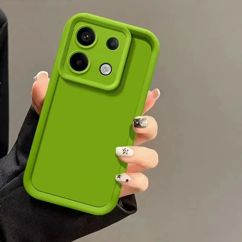 Thicken Silicone Shockproof Case For Xiaomi Redmi Note 13 12 11 happy10 9 Pro Max 9S 5G 4G Turbo Poco X6 X5 X4 X3 GT Protective Cover