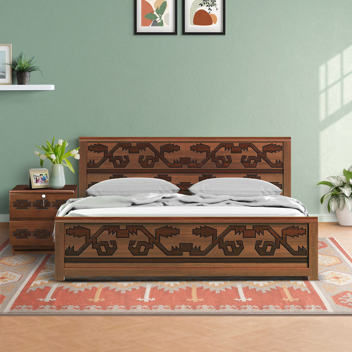 Regal BED- JAMDANI BDH-362-3-1-20 (KING SIZE) 992943
