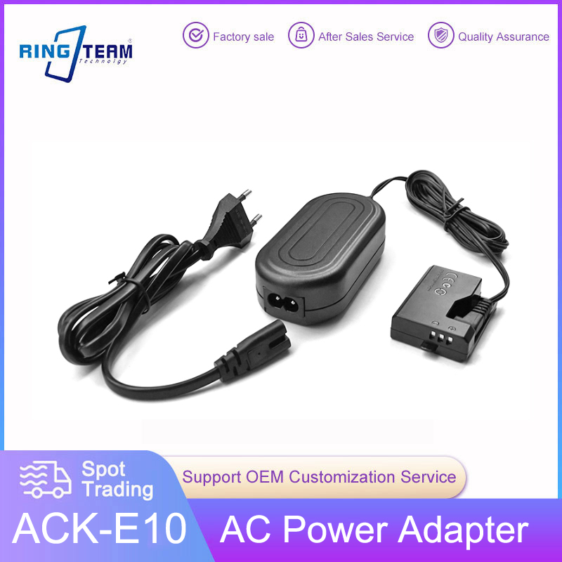 ACK-E10 AC Adapter CA-PS700 To DR-E10 Dummy Battey for Canon EOS 1100D 1200D 1300D 1500D 3000D 4000D X50 X70 Rebel T3 T5 T6 DSLR