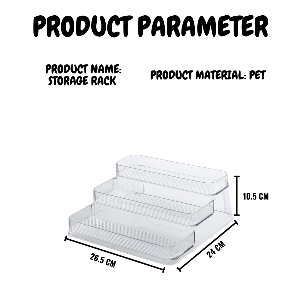 Locaupin Clear Multilayer Cosmetic Display Organizer Skincare Storage Case Vanity Countertop Perfume Lotion Stand Holder. 