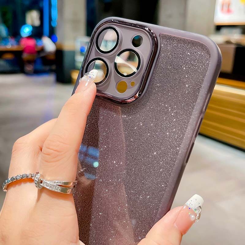 AnDyH Phone Case for Vivo Y20 2021 Y20i Y20S G Y12S 2021 Y20A Y12A Y3S Vivo 2026 V2029 V2038 V2044 V2033 V2042 V2069 V2039 V2068 V2027 V2032 High End Flash Powder Gradient Transparent All Inclusive Camera Protection Casing. 