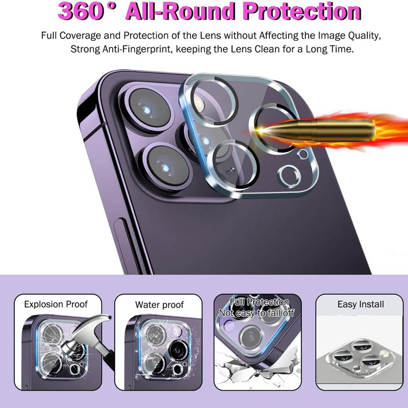 13 Pro Max Phase Phone ne 14 Protective Camera Glass 15 p iPhone 14 P iPhon pro M for iPh Protected Camera Suitable for one 15 14 13 12 11ax Lens Cap for ro Camera Protective Glass iPhoPro Max Accessories i15 Pro Protective Film for iPhone. 