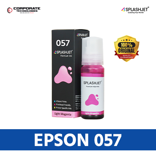 Epson 057 Splashjet Premium Refill Ink for Epson L8050, L18050 Printer . 6 Color Ink. Full Set 6 Color Ink. 70gm