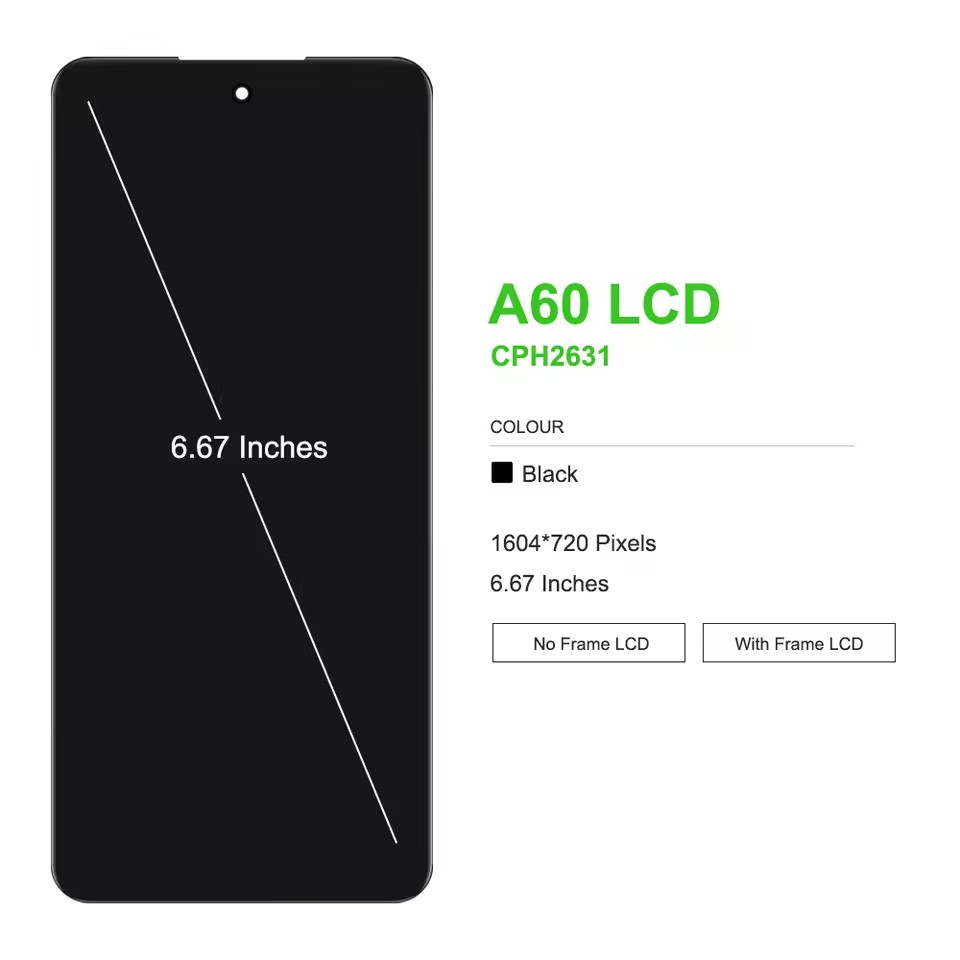 Top Quality LCD For OPPO A3 pro 5G K12X 5G A60 Display Touch Screen Digitizer Assembly Replacement Parts 100% Tested. 