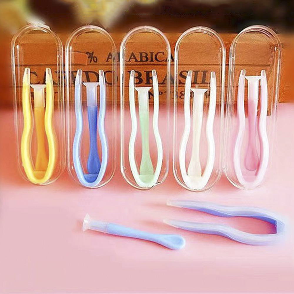 DUOXIU 1 Set Contact Lenses Wearing Tool Contact Lenses Inserter with Lens Tweezers and Suction Stick Clamps Tool Fast Shiping. 