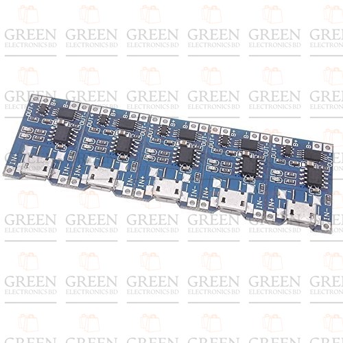 TP4056 Lithium Battery Charger With Protection Adapters TP4056 Circuit TP4056 Module Adapters 3.7V Battery Charger Circuit. 