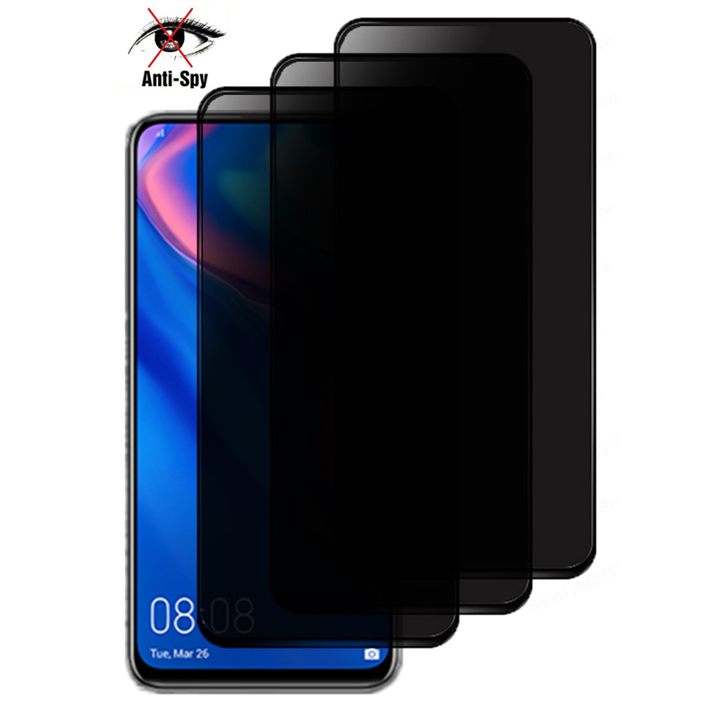P 20206S Y7 for Huawei Y9S Y5 9 PRIM 3D Privacy Tempered Glass for Huawei YE 2019 Y9A YY6 Pro Anti-Spyware Screen Protector, Y7A Y7
