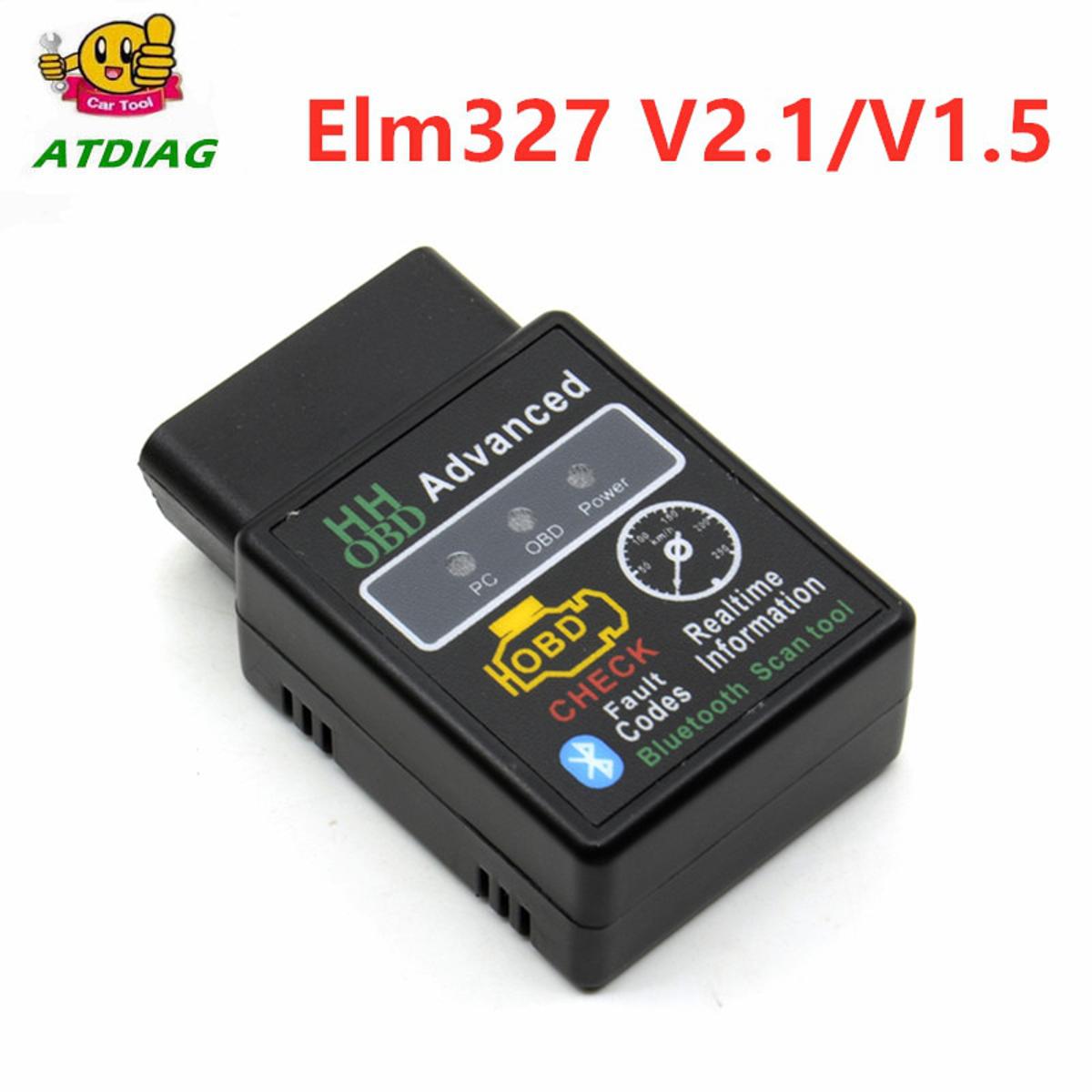 OBD2 HHOBD Advanced ELM327 Bluetooth OBD2 HH OBD V1.5 Check Fault Code Erase Trouble Code Scanner for Car Diagnostic
