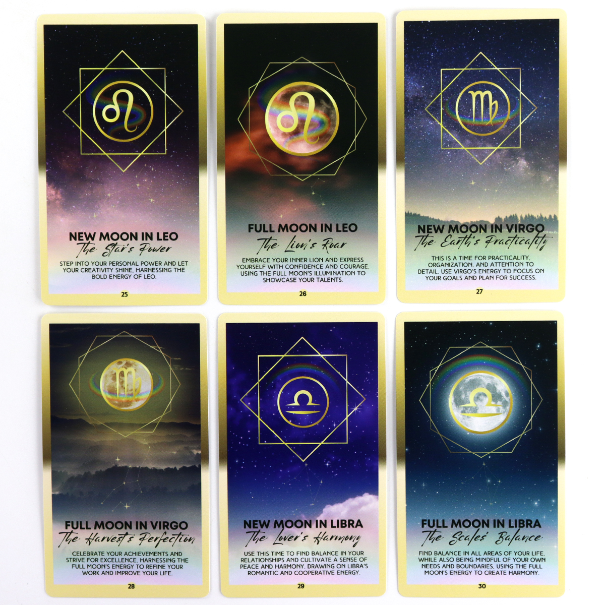 Mystic Moon Oracle Cards For Family Party High Quality Fortune Telling Divination Keywords Meaning Cards Deck Board Game. 