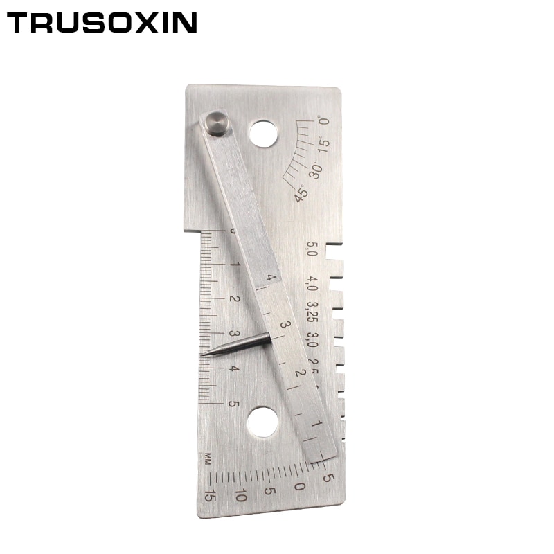 【The road to happiness Store】(NEW)Welding Tools Multi-function Universal Weld Measuring Gauge Universal Gauge for Welder Welding Gauge Weld Seam Gauge Mesure Tool