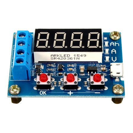 HW586 HW-586 1.2V 12V 18650 Li-ion Lithium Battery Capacity Tester Resistance Leads Batteries Capacity Meter Discharge Tester Analyzer. 