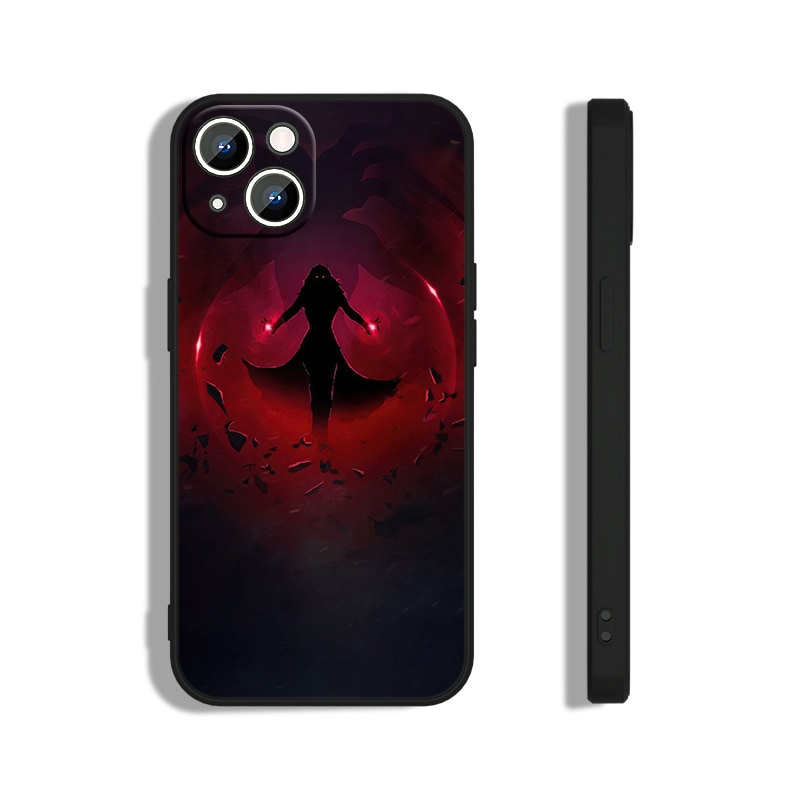 Marvel Wanda Django Maximoff Phone Case For Apple iPhone 14 13 12 11 XS XR X 8 7 6 6S 5 5S SE Pro Max Plus mini Black Cover. 