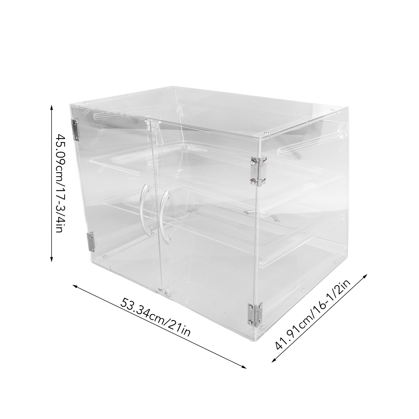 Bakery Display Case Cake Bread Showcase Acrylic for Shop. 
