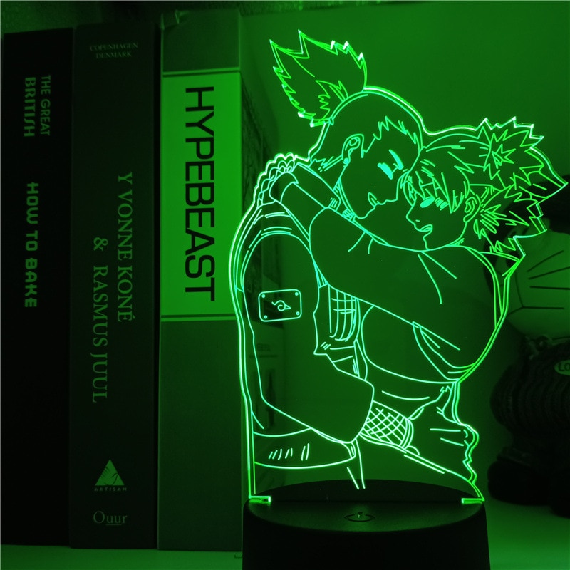 Kakashi Rosto, Luminaria De Led, Naruto, 16 Cores + Controle