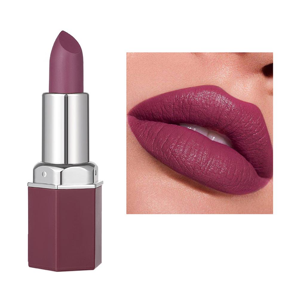 6Color Matte Moisturizing Lipstick Lipstick Matte Add Matte Texture Effect Color High Durability Comfortable L4T1. 