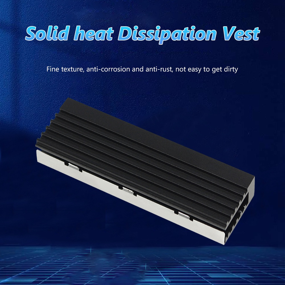 M.2 SSD NVMe Heat Sink M2 2280 SSD Hard Disk Heat Sink with Thermal Pad for Desktop PC PCIe SATA M2 SSD 2280. 