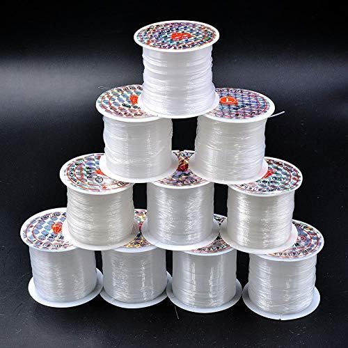 0.8mm Elastic Stretch Beading Cord for Jewelry Making and Bracelet Craft. 