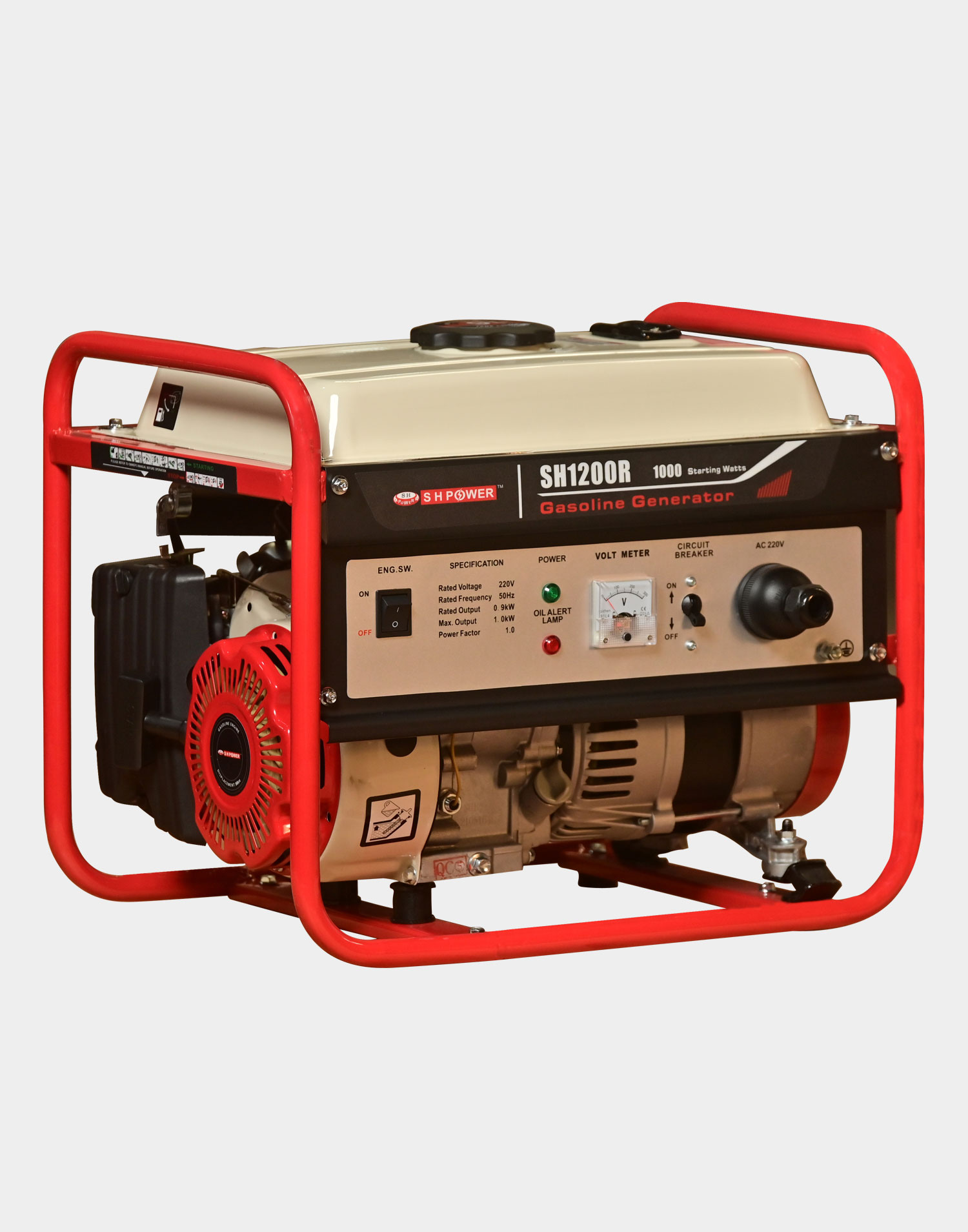 SH POWER 1KW Petrol Generator SH1200R | Mini Generator | Gasoline Generator | Portable Small Generator for Home. 