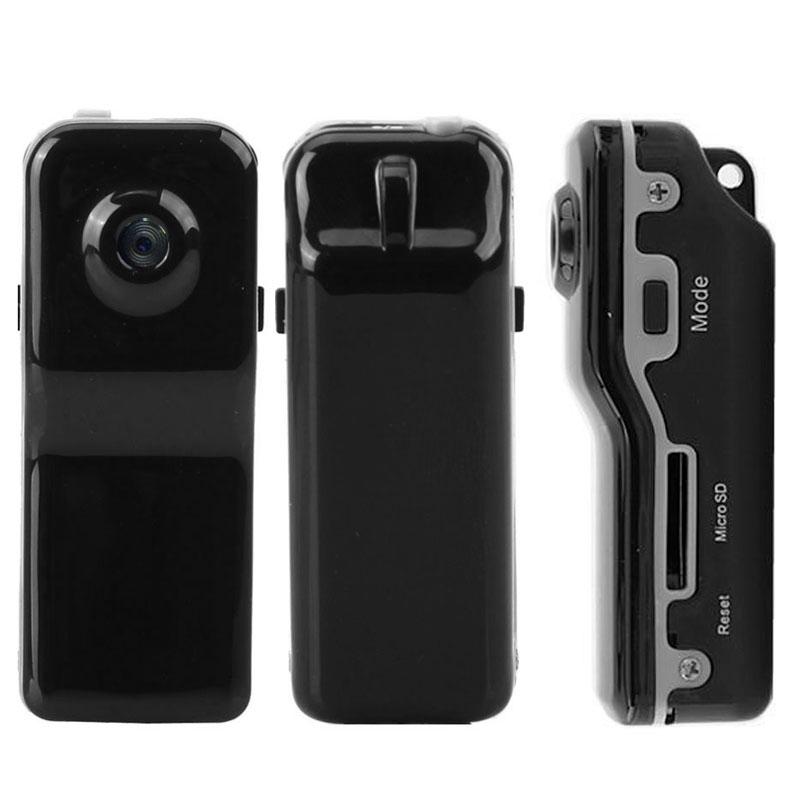 MD80 3 in 1 Mini Digital VIDEO Camera Camcorder POCKET DV with 720*480 pixels, Viewing Angle: 60 Degree(Black). 