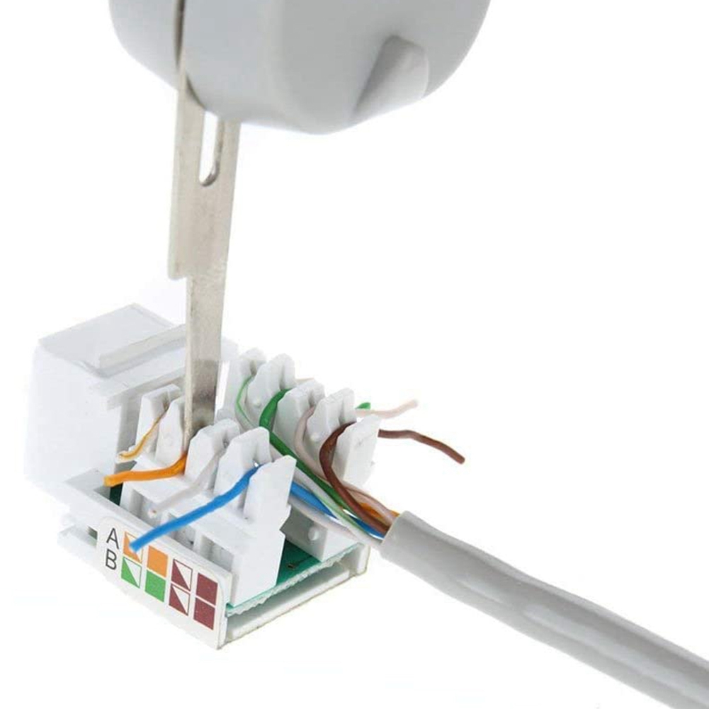 Punch Down Tool, RJ45 RJ11 Cat5E Cat6 Phone Cable Socket Tools. 