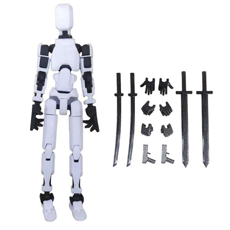 T13 Action Figure, Titan 13 Action Figure, Robot Action Figure,3D Printed Action. 