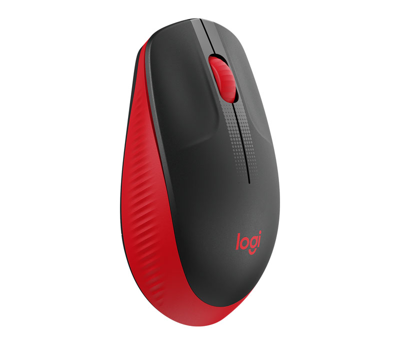 Logitech M190 Red Wireless Mouse. 