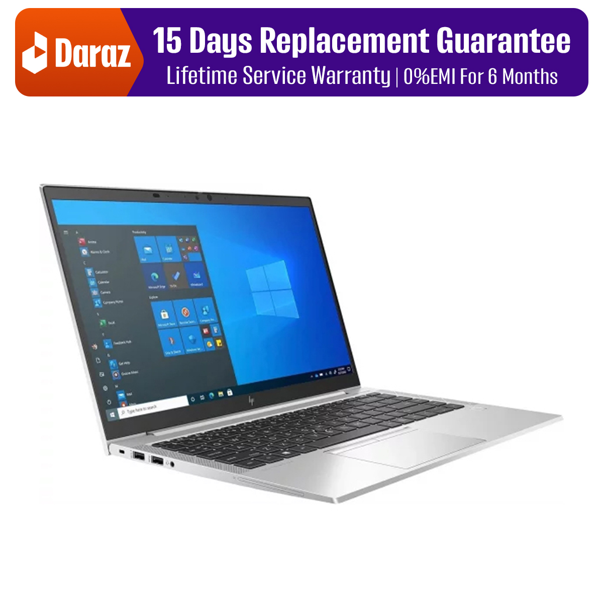 Hp Elitebook 845 G8, Ryzen 5 Pro 5650U, 14" Used Laptop-8GB Ram, 256GB SSD