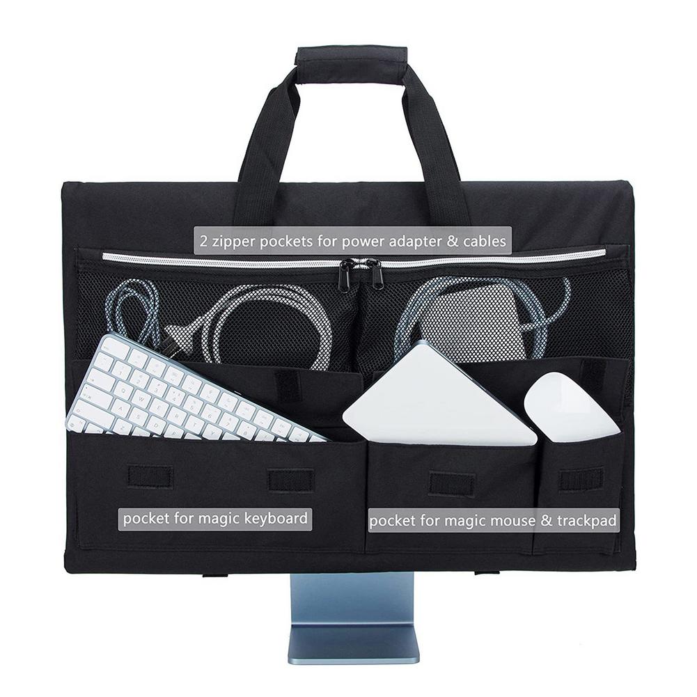 Case For Desktop Computer Carrying Case Computer Monitor Covers Waterproof Travel Storage Bag With Handle Strap. 
