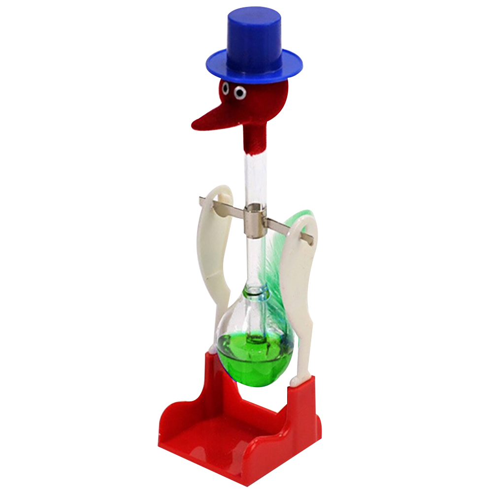（New）Creative Non-top Liquid Drinking Gla Lucky Bird Duck Bobbing Magic Prank Toy. 
